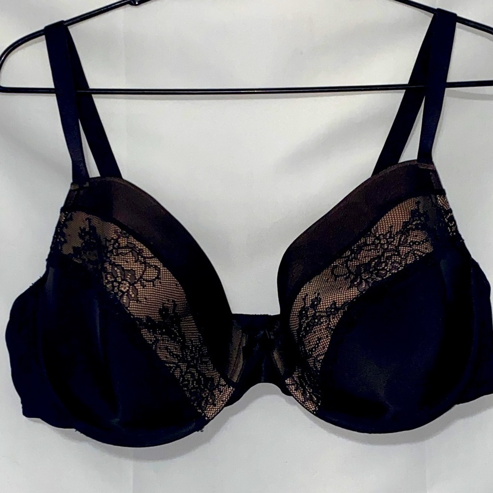 ADORE ME WO‎ SIZE 42DD BLACK LACE UNDERWIRE BRA EXCELLENT CLEAN CONDITION